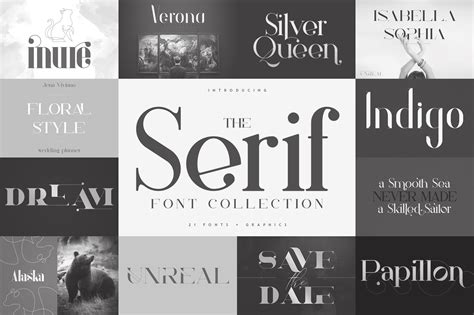 serif font collection serif fonts creative market