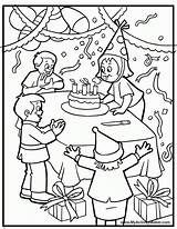 Coloring Birthday Pages Party Coloringhome sketch template