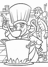 Ratatouille Coloring Pages Disney Picgifs Animated Chef Printable Coloringpages1001 Gifs sketch template