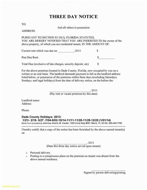 printable texas  day notice  quit form nonpayment texas eviction notice forms  template