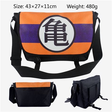 Anime Dragon Ball Shoulder Bags Cartoon Canvas Schoolbag Goku Design