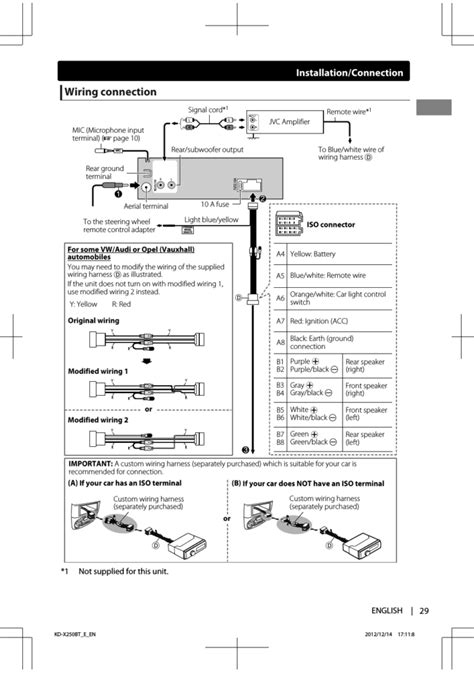 tips komputer  jvc kd  wiring diagram control panel parts identification english