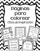 Spanish Coloring Pages Quotes Para Colorear Paginas Citas Teacherspayteachers sketch template