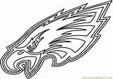 Eagles Nfl Printable Coloringpages101 Getcolorings sketch template