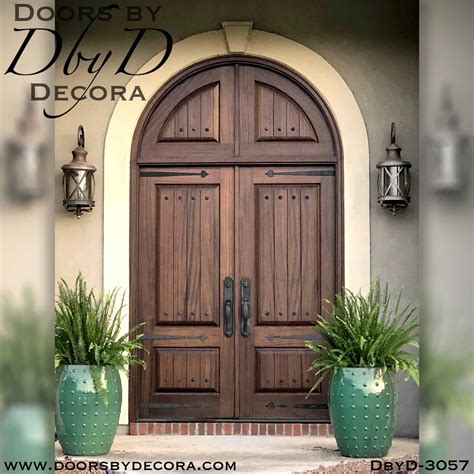 custom rustic solid wood door exterior front entry doors  decora