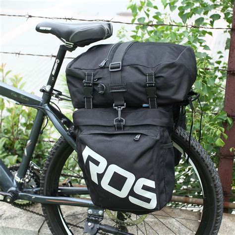 roswheel    waterproof polyester mountain road bicycle bike bags cycling double side rear