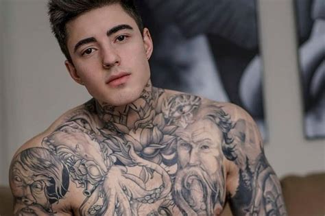 hunky tattoo model revealed as first ever contestant in mister bumbum