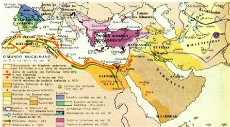 Império Árabe 630 1258 Imperio Mapas Históricos Mapa