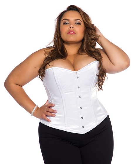 jenna white satin corset  size  size bridal corset glamorous