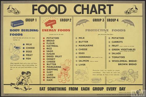 food chart body building foods energy foods