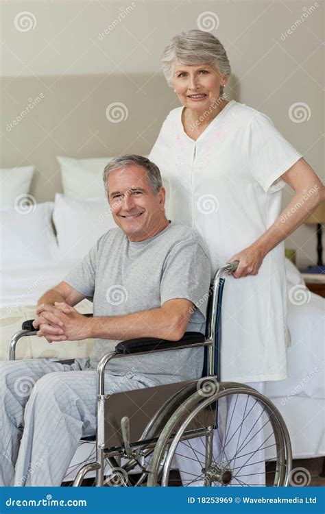 retired man stock image image  health handicap elderly