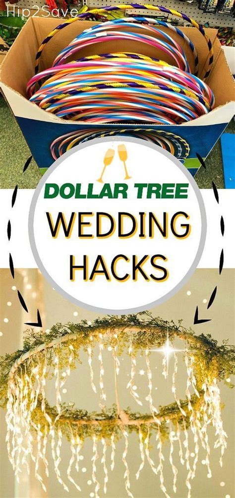brilliant wedding day hacks  dollar tree items