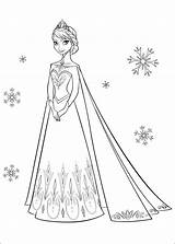 Reina Elsa sketch template