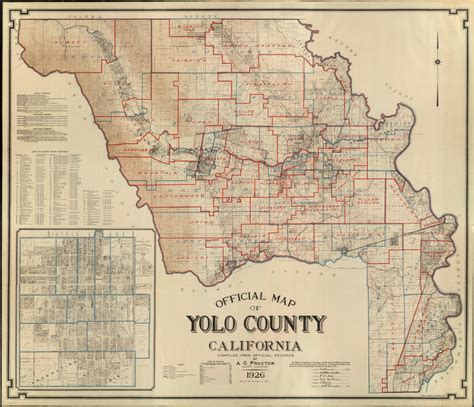 official map  yolo county california  david rumsey historical map collection