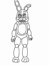Bonnie Toy Coloring Fnaf Freddy Five Pages Nights Chica Deviantart Drawing Para Withered Colorear Colouring Colorir Freddys Print Dibujos Bonny sketch template