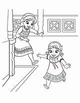 Coloring Frozen Pages Princess Elsa Anna Baby Disney Print Sheets Printable Kids Princesses Save Fo Choose Board sketch template