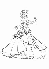 Princesse Coloriage Fargelegge Prinsesse Para Colorear Bilde Danse Princesa La Danser Dibujo Esta Bailando Dibujos Imprimer Dessin Fargelegging Imprimir Imágenes sketch template