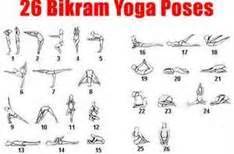 bikram yoga poses chart bing images workouts