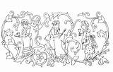 Coloring Victorian Printable Pages Old Motives Motive Ornaments Kids Clipartqueen sketch template