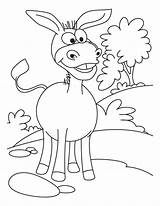 Coloring Donkey Pages Printable Kids Ass Cartoon Book Lovely Color Donkeys Print Template Caterpillar Animal Drawing Funny Popular Prints Library sketch template