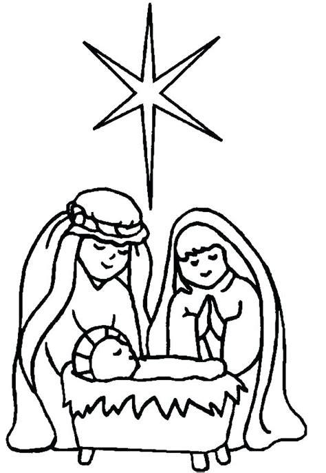 nativity star coloring pages  getcoloringscom  printable