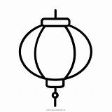 Lantern Template Chinese Coloring Pages Paper China sketch template