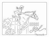 Horse Coloring Pages Jumping Easy Printable Kids Show Homemade Gifts Made Adults Printables sketch template