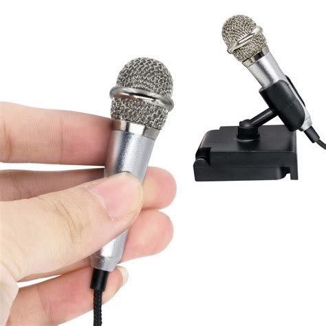 portable mini smart microphone stereo condenser mic   mobile