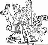 Kratts Coloring4free Bestcoloringpagesforkids Davemelillo sketch template