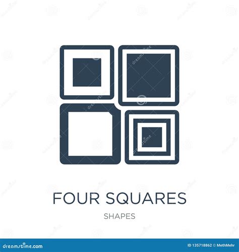 squares icon  trendy design style  squares icon isolated