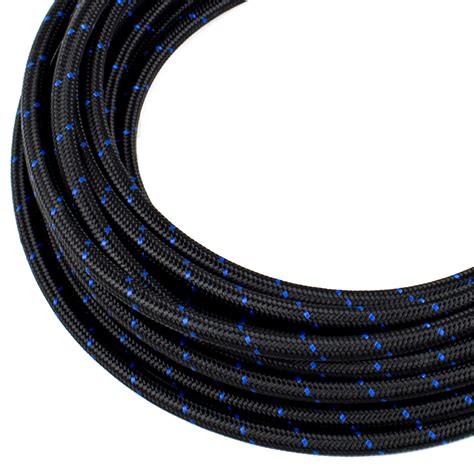 braided black nylon  ft roll colorfittings