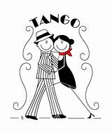 Tango Bailando Dibujos Jovenes Ar Tangueros Resultado Bailarines Bacha sketch template