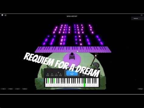 roblox virtual piano requiem   dream sheet    youtube