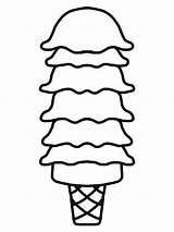 Cone Bolas Cones Sorvete Scoops Icecream Glacée Enfants Crème Naruto Desenho sketch template