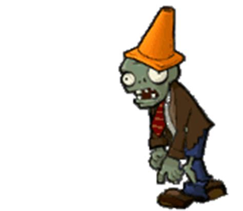 image conehead zombiegif wiki plantes contre zombies fandom