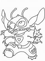 Stitch Coloring Pages Printable Disney Lilo Colouring Color Kids Recommended Hawaii Bird State sketch template