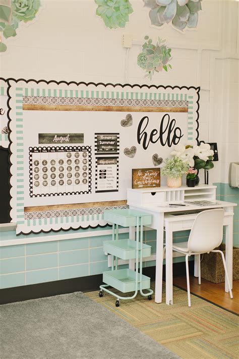 Warm And Inviting Nature Inspired Classroom Makeover Simply Stylish Was