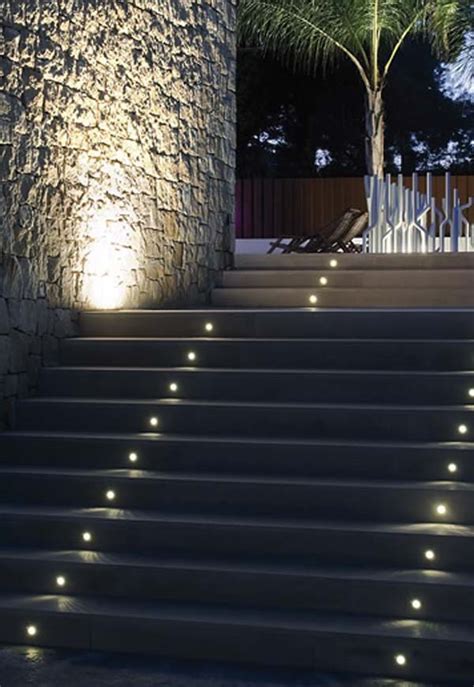 astonishing step lighting ideas  outdoor space architecture