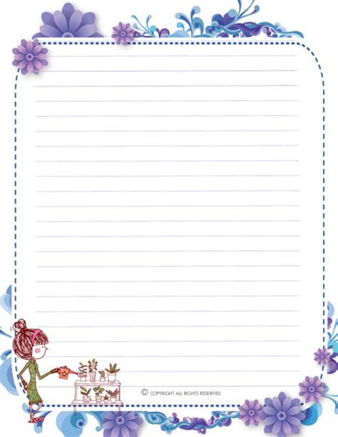 printable  journal pages lovely templates  journaling