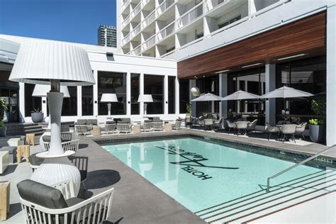 hotel arts unveils  poolside experience hotel arts