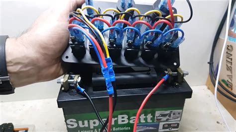 marine rocker switch panel wiring  gang waterproof car auto boat marine led rocker switch