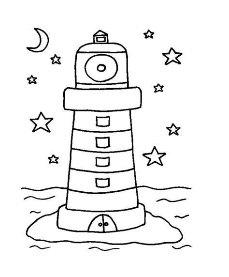 printable pictures  lighthouses printable word searches