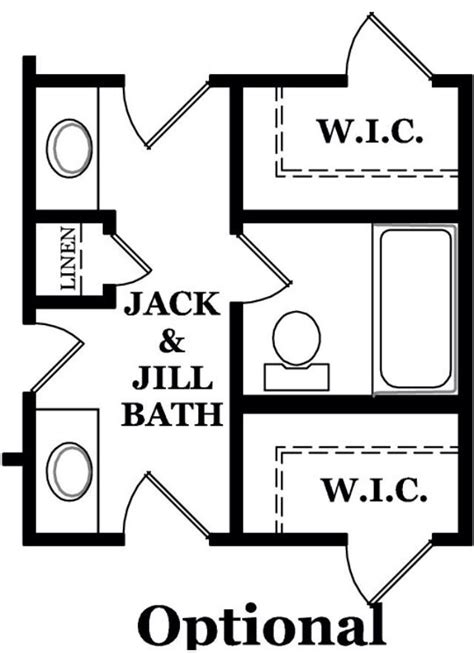jack  jill jack  jill bathroom bathroom floor plans jack  jill