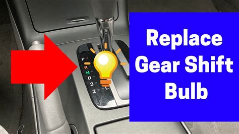 replace bulb  car gear shift lever  minutes youtube