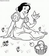 Blancanieves Cuento Blanca Cuentos Nieves Infantiles Monja Siete Enanitos Pájaro Canto Escucha Atentamente sketch template