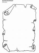 Pergaminos Pergamino Caratulas Hojas Bullet Bordes Borders Tamaño Dibujar Antiguo Fogli Quiet sketch template