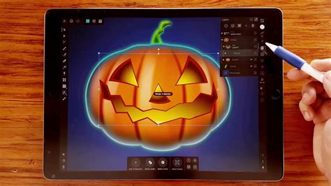 halloween 🎃 pumpkin asset in vector design affinity design by serif ipad pro youtube