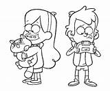 Gravity Falls Mabel Dipper Coloring Pages Pines Para Colorear Dibujos Imprimir Wendy Imagenes Print Getcolorings Template Printable Pintar Beautiful Misterio sketch template