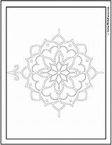 Rose Coloring Pages Compass Hearts Kids sketch template