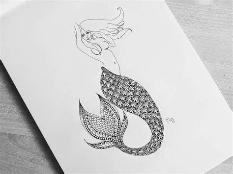 mermaid mandala beautiful mandala mandala tattoo design mermaid